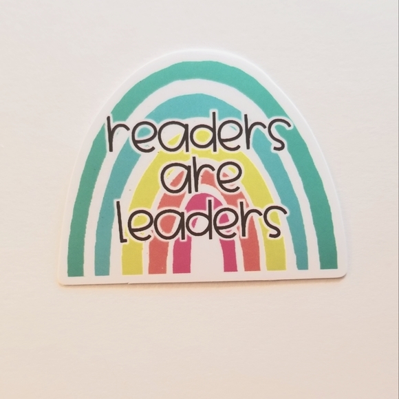 10/$10 Readers Are Leaders Rainbow Sticker - Picture 1 of 1